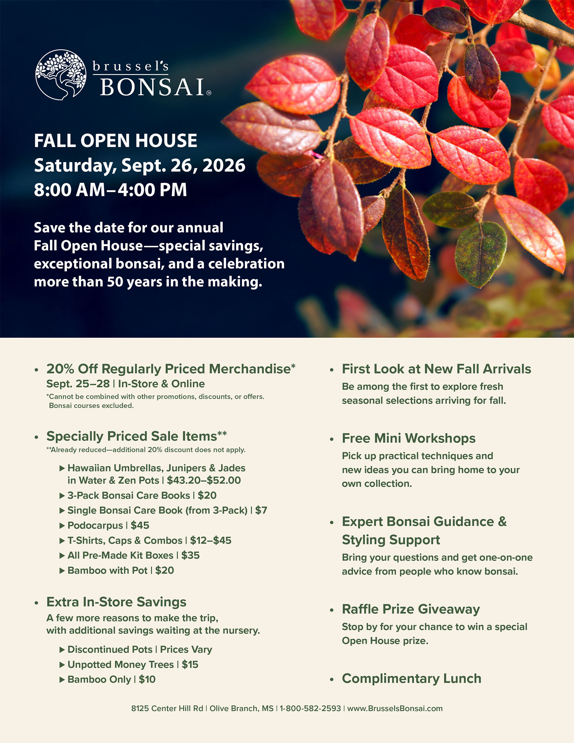 2026 Fall Open House